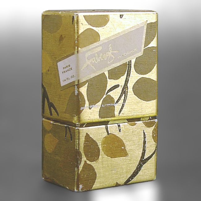 Box für Woodhue 7,5ml Parfum von Fabergé Box für Woodhue 7,5ml Parfum von Fabergé