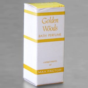 Box für Golden Woods 1,9ml Bath Perfume von Max Factor