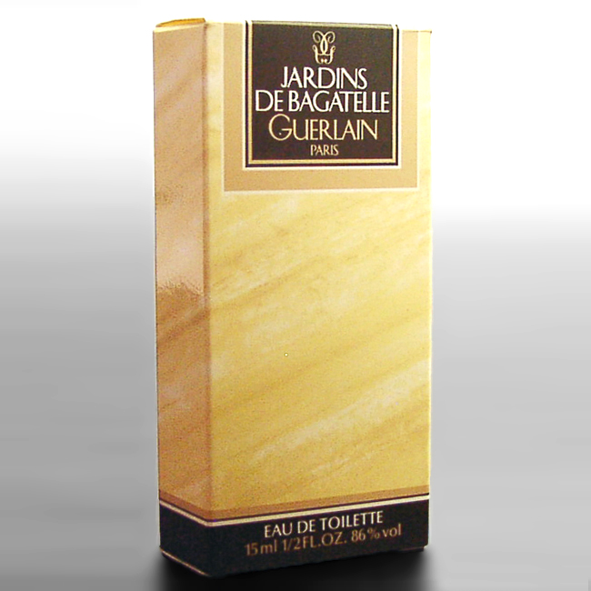 Box für Jardins de Bagatelle (Lyre) 15ml EdT von Guerlain, 1988