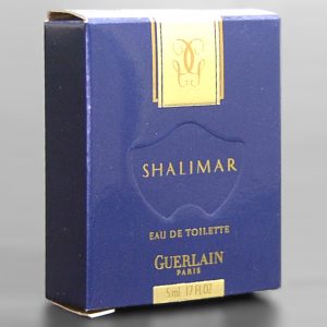 Box für Shalimar 5ml EdT von Guerlain, 2001