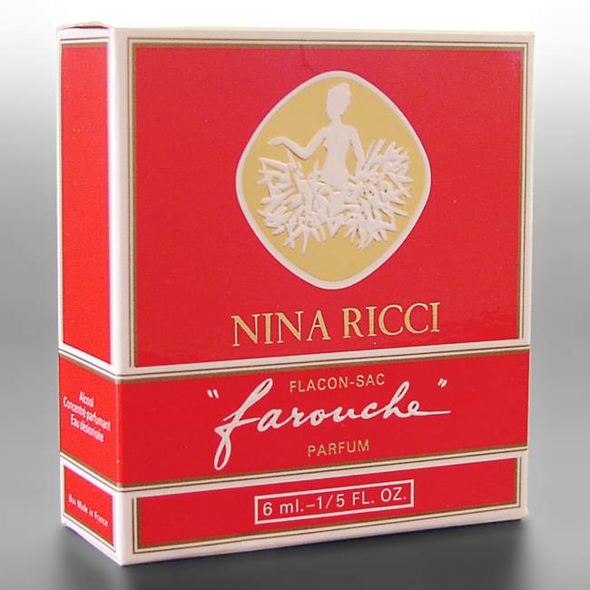 Box für Farouche "Flacon Sac" 6ml Parfum von Nina Ricci
