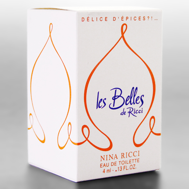 Box für Les Belles de Ricci 4ml EdT von Nina Ricci, Japan-Version