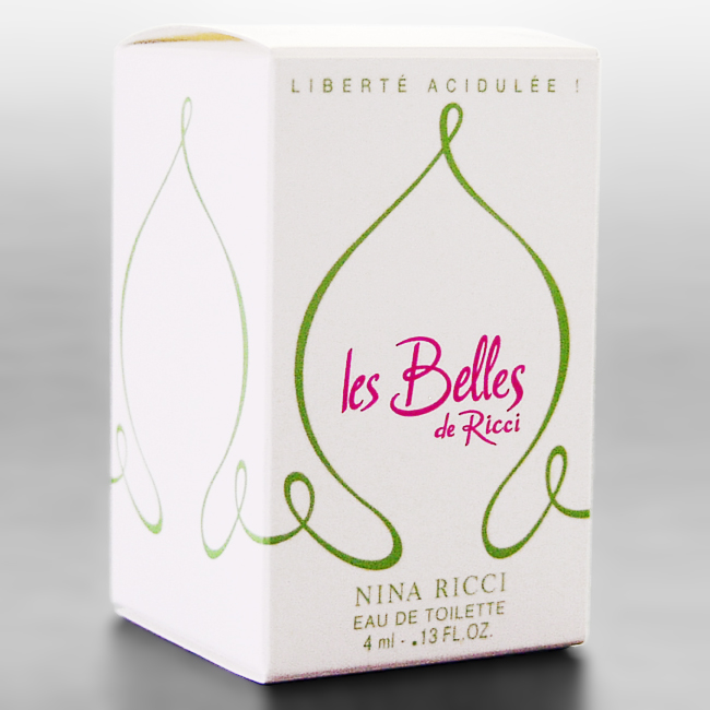 Box für Les Belles de Ricci 4ml EdT von Nina Ricci, Japan-Version