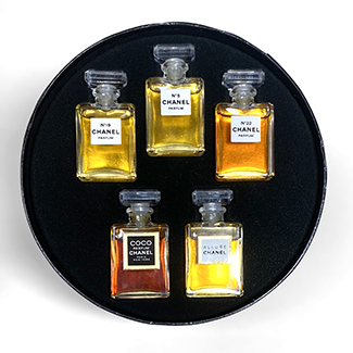 "The Art of Chanel" 5x 3,5ml Parfum - Hatbox